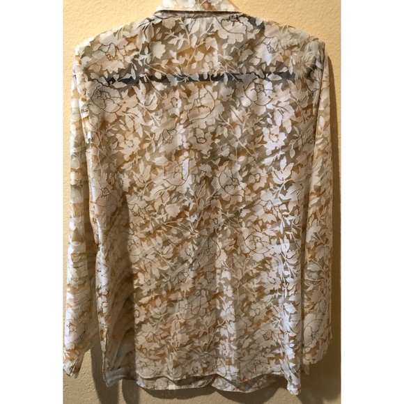 I.C. Collection vintage burnout blazer - Picture 4 of 10